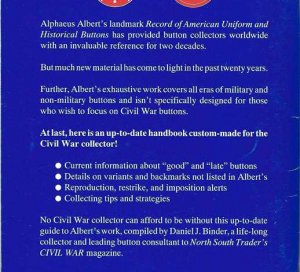 Civil War Collector's Guide to Albert's Button Book