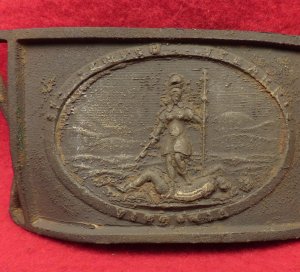 Virginia Sword Belt Buckle ca. 1857-1861