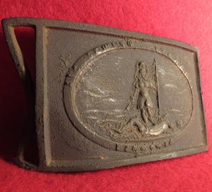 Virginia Sword Belt Buckle ca. 1857-1861