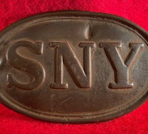 State of New York "SNY" Belt Buckle