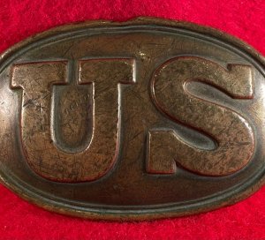 US Belt Buckle - Manufacturer Marked "W. H. SMITH BROOKLYN"