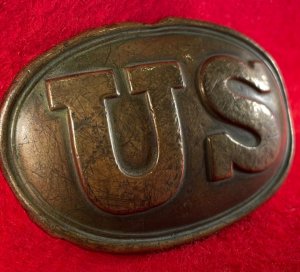 US Belt Buckle - Manufacturer Marked "W. H. SMITH BROOKLYN"