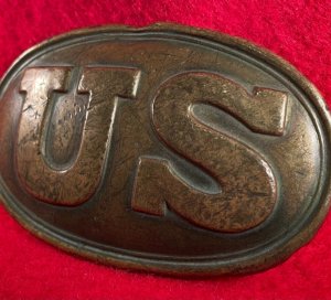 US Belt Buckle - Manufacturer Marked "W. H. SMITH BROOKLYN"