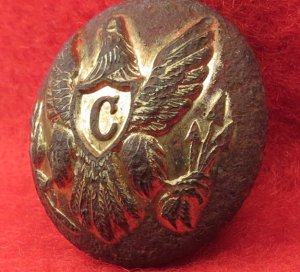  Federal Cavalry Coat Button 