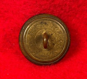 Confederate Infantry Coat Button - Lined I - Non-Excavated