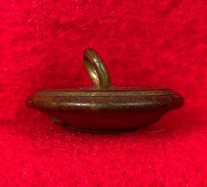 Confederate Infantry Coat Button - Lined I - Non-Excavated