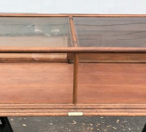 ON SALE - Antique Counter-Top Wood Display Case - Francis X. Ganter - Manufacturer