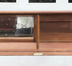 ON SALE - Antique Counter-Top Wood Display Case - Francis X. Ganter - Manufacturer