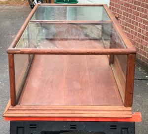 ON SALE - Antique Counter-Top Wood Display Case - Francis X. Ganter - Manufacturer