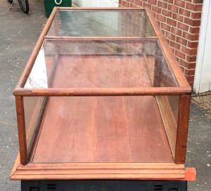 ON SALE - Antique Counter-Top Wood Display Case - Francis X. Ganter - Manufacturer