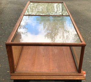 ON SALE - Antique Counter-Top Wood Display Case - Francis X. Ganter - Manufacturer