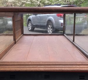 ON SALE - Antique Counter-Top Wood Display Case - Francis X. Ganter - Manufacturer