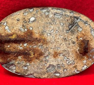 US Cartridge Box Plate - Unusual "US" Letter Size and Shape