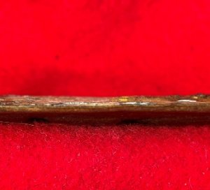 US Cartridge Box Plate - Unusual "US" Letter Size and Shape