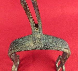 Federal Cavalry Spur - Cast-in Groove Type with Beveled Edge and File Marks