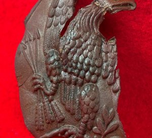 Carved Eagle Plate Brass Skin