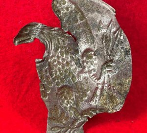 Carved Eagle Plate Brass Skin