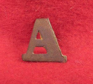 Small Company Hat Letter "A"