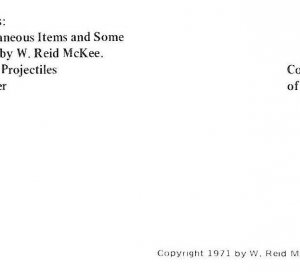 Civil War Projectiles Small Arms and Field Artillery - Rare First Edition - Signed - Registered Copy