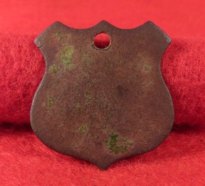 Brass Tag of 2nd Lt. J.H. Humphreys - Greenville, SC - Freemason