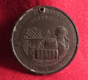 (a) Virginia Agricultural, Mechanical & Tobacco Exposition Souvenir Medal - 1888