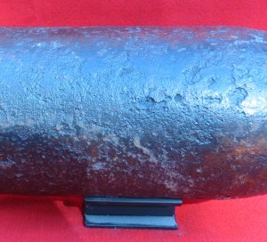 Federal 100 Pounder "Short Pattern" 6.4-Inch Parrott Shell with Rare Navy Fuse