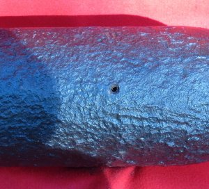 Federal 100 Pounder "Short Pattern" 6.4-Inch Parrott Shell with Rare Navy Fuse