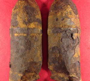 Confederate 3-Inch Bourreleted Read Shell - Virginia 1864 Model