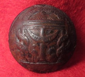Georgia State Seal Coat Button