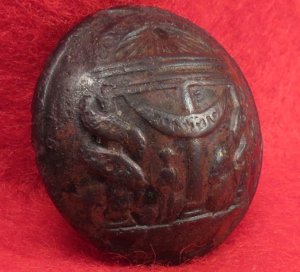 Georgia State Seal Coat Button