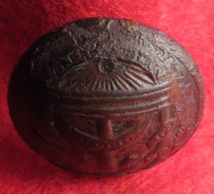 Georgia State Seal Coat Button