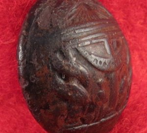 Georgia State Seal Coat Button