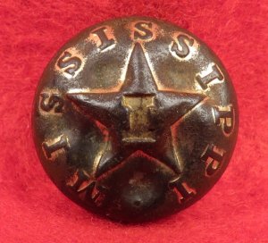 Mississippi Infantry Coat Button