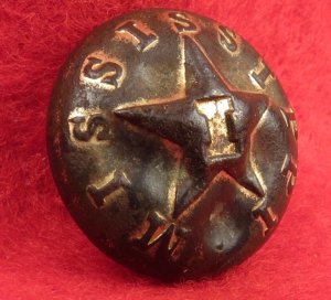 Mississippi Infantry Coat Button