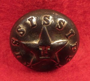 Mississippi Infantry Coat Button