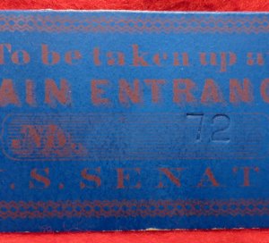 Andrew Johnson Impeachment Ticket