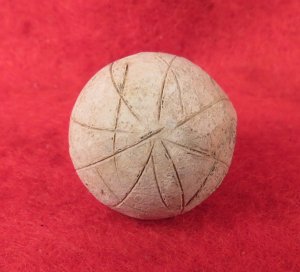 Carved .69 Caliber Round Ball 