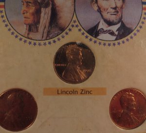 United States One Cent Collection Displays