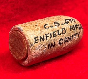 Enfield Bullet with Boxwood Plug - Mac Mason Lettering