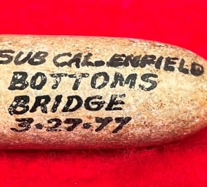 Confederate .54 Caliber Bullet for Mississippi Rifle - Mac Mason Lettered