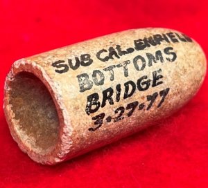 Confederate .54 Caliber Bullet for Mississippi Rifle - Mac Mason Lettered