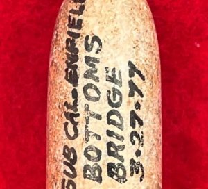 Confederate .54 Caliber Bullet for Mississippi Rifle - Mac Mason Lettered