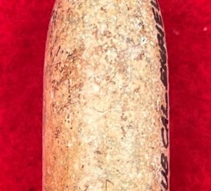 Confederate .54 Caliber Bullet for Mississippi Rifle - Mac Mason Lettered