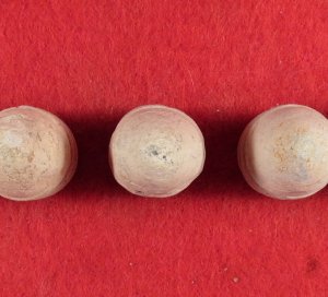 Five Confederate  .52 Caliber "Ringtail" Sharps Carbine Bullets