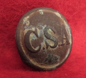 Confederate General Army Service Coat Button - Cast CSA - High Quality