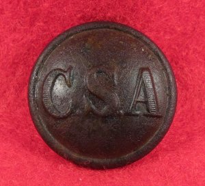 Confederate Army "CSA" General Service Coat Button