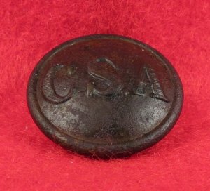 Confederate Army "CSA" General Service Coat Button