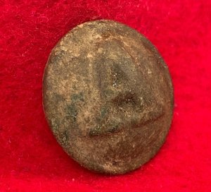 Confederate Artillery Coat Button - Front Only
