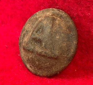Confederate Artillery Coat Button - Front Only
