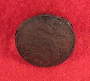 Confederate Manuscript Infantry Coat Button